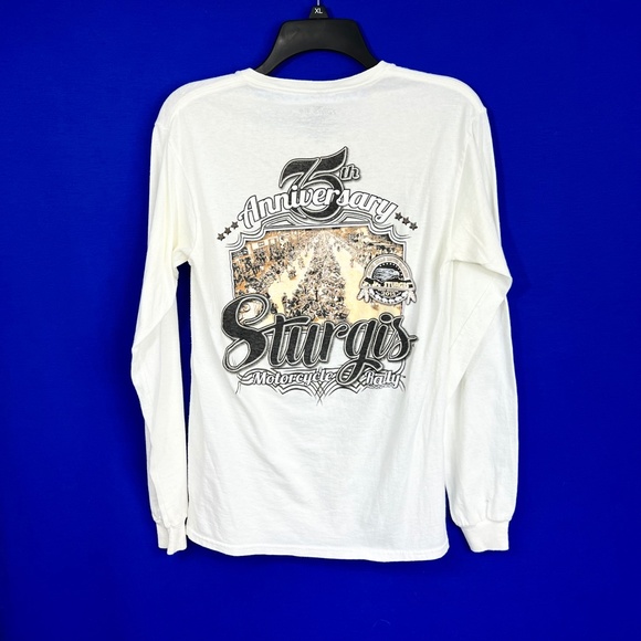 ⏳🏍|•HARLEY-DAVIDSON•| Sturgis 2015 75th Anniversary Broken In Long Sleeve - Picture 3 of 12